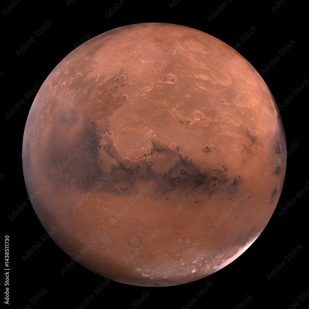 Fototapeta premium Mars: The Fourth Planet from the Sun