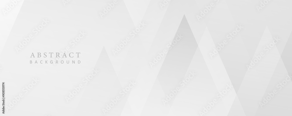 Fototapeta premium Abstract white and gray triangle vector background. texture white pattern. Vector Eps10