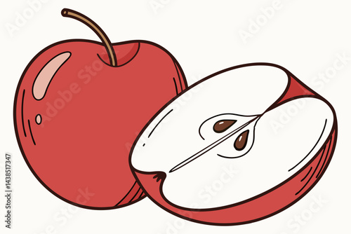 apple and worm