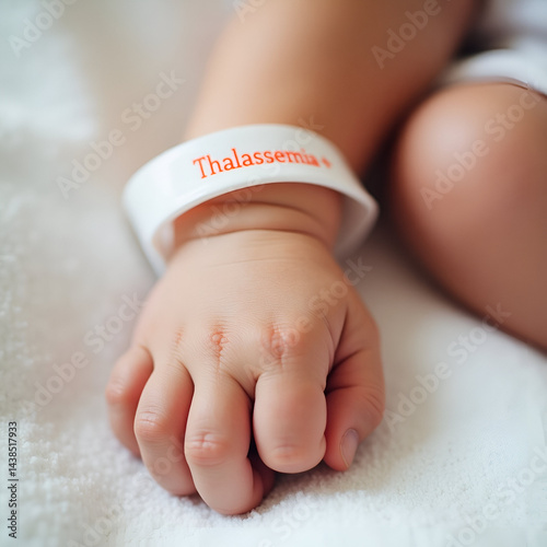 Newborn Baby’s Hand with 