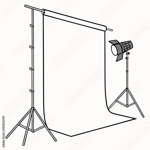 studio background ai generate vector
