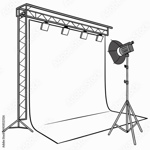 studio background ai generate vector
