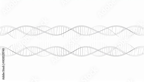 Exploring dna structures laboratory research scientific illustration academic environment detailed view genetic concepts