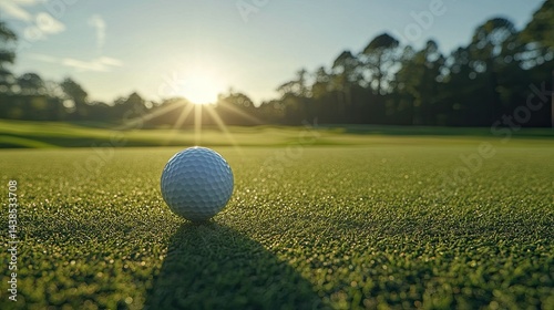 From tee to tee off, the golf ball