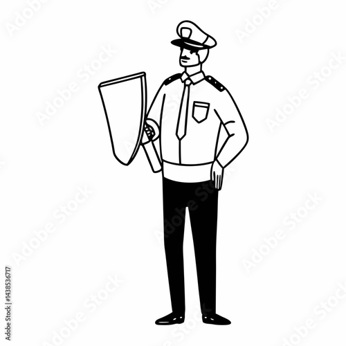 vector illustration of a man