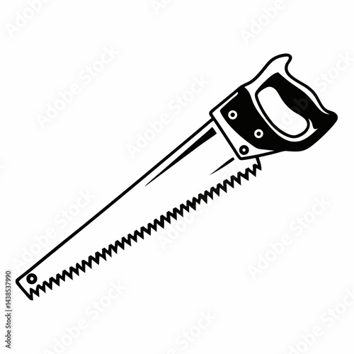 saw blade isolated on white