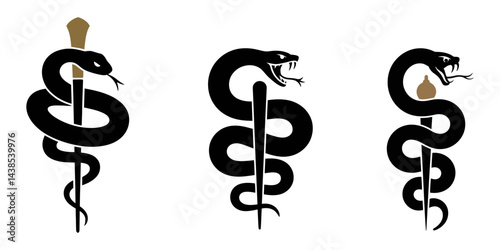 snake silhouette, Snake Silhouette Bundle Set, Snake Silhouette, snake icon, snake vector silhouette, Curved snake animal design, Black snake silhouette cutout. Set of snake animal silhouette.