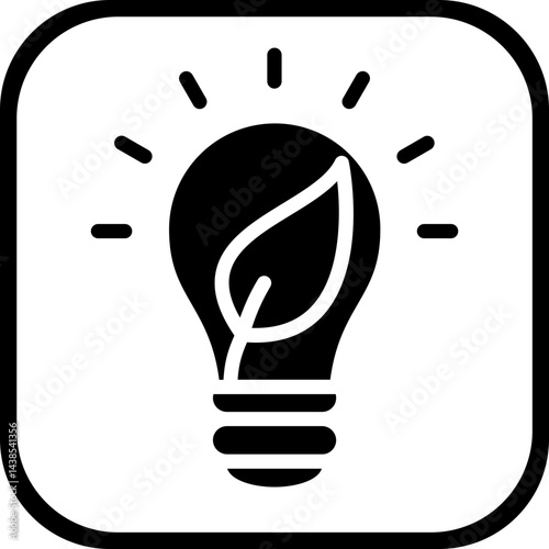 Energy vector icon style