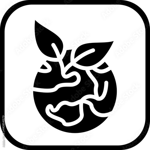 Ecology vector icon style