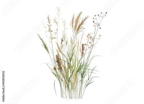 Mixed prairie grass
