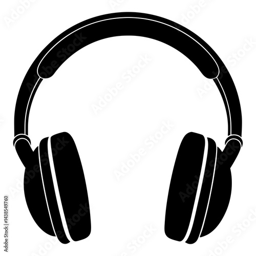 headphones isolated on white background