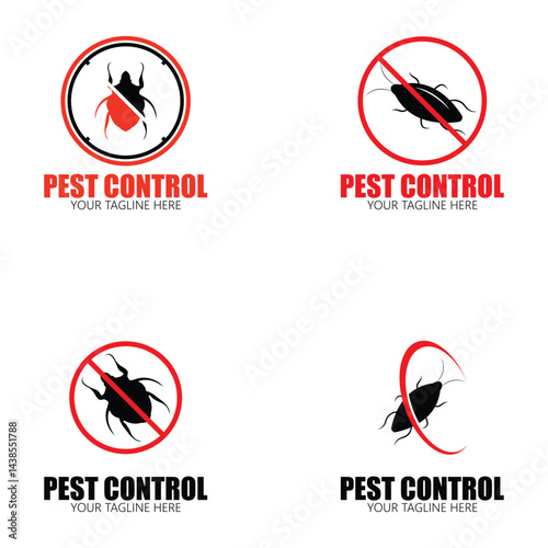 pest exterminator control icon vector illustration template design