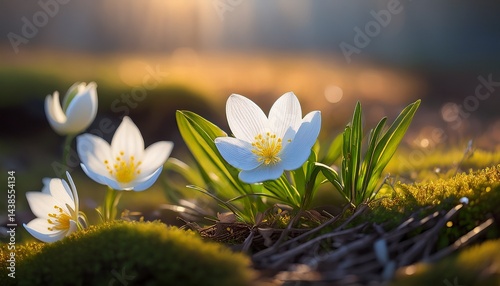 macro details of the nevruz flower the harbinger of spring