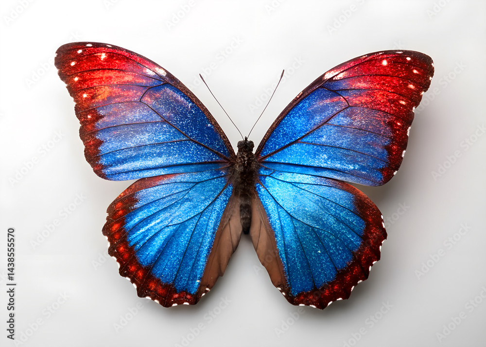 Obraz premium butterfly on white background