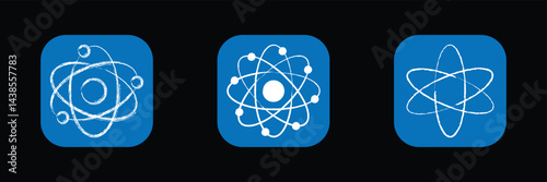 Modern Atomic Structure Illustration: Science, Technology, and Innovation