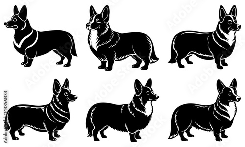 Corgi Silhouette vector