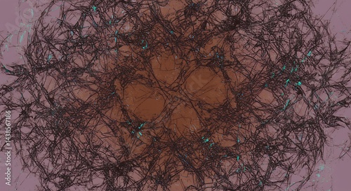 Abstract Pattern with Lines and Colors
