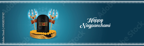 Creative shivling for happy nag panchami festival