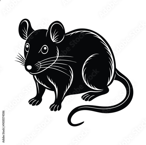vector illustration of a mouse