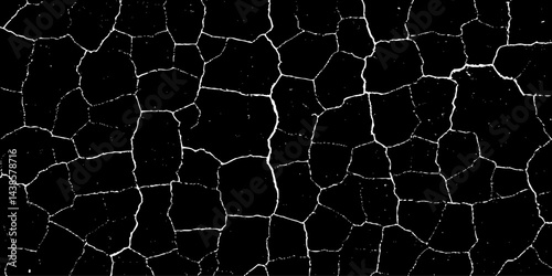high-resolution grunge texture featuring a distressed black background with visible dust, scratches, and subtle cracked wall effects. The texture should have an aged, worn-out look.