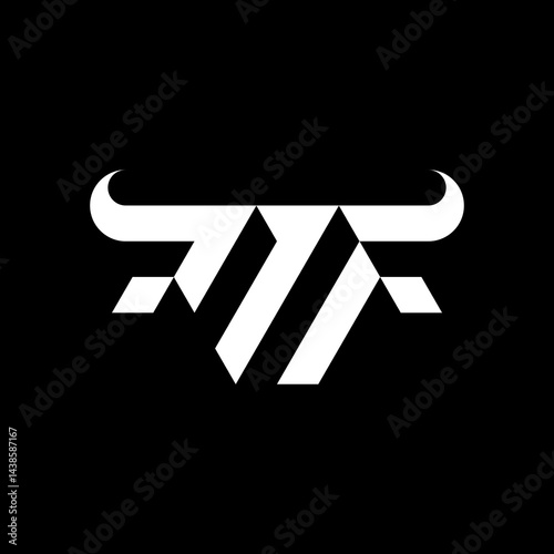 letter M bull logo