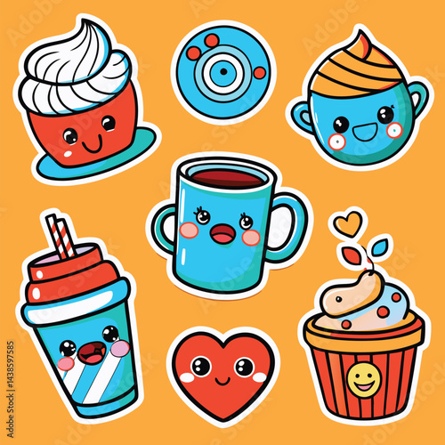 Kawaii food and drinks collection