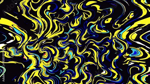 Experience mesmerizing abstract fire inspired textures blue yellow orange flowing curves creating surreal waves light dark artistic backdrop