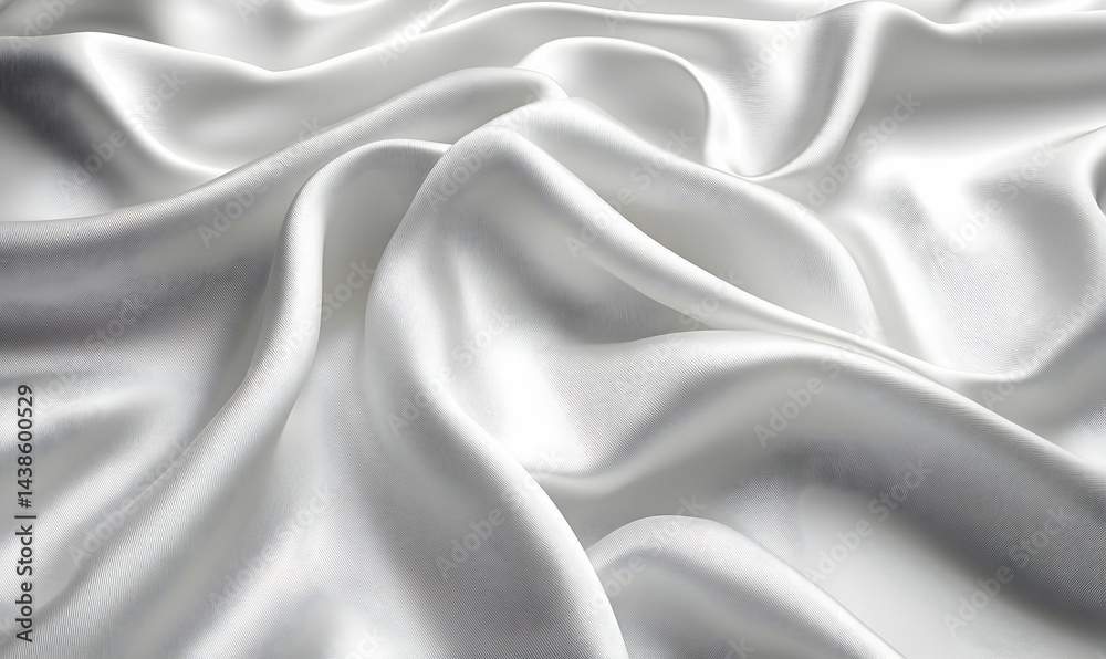 Obraz premium White fabric texture