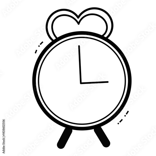 alarm clock vector illustration