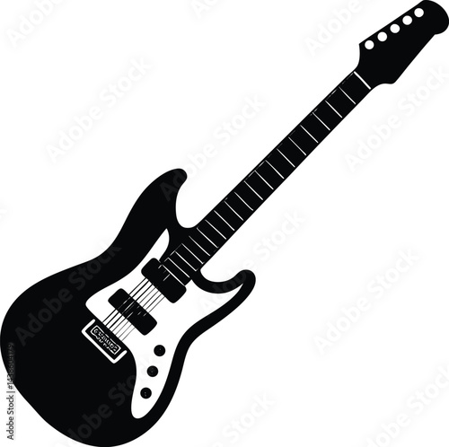 simple electric guitar