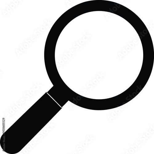 simple magnifying glass searching