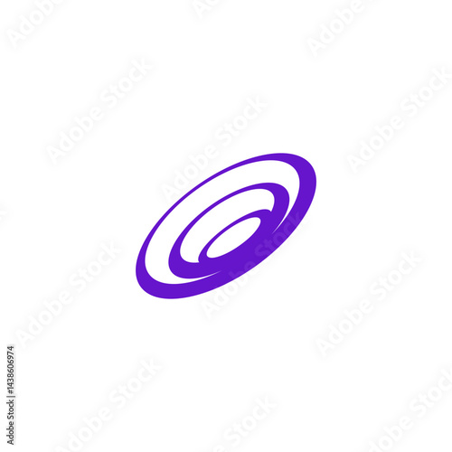 simple black hole elipse deep purple, galaxy