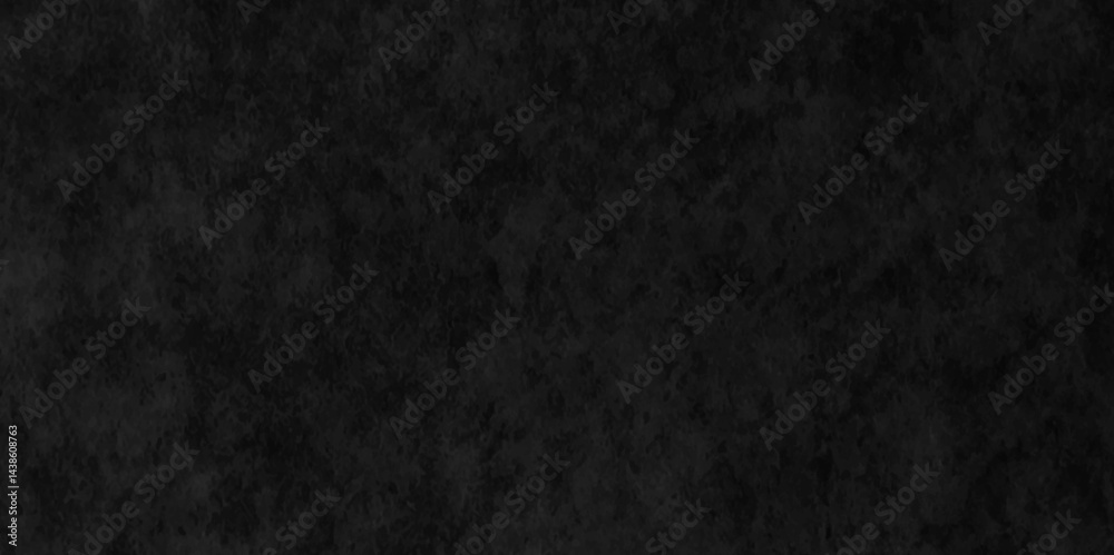 Fototapeta premium Dark Black background texture, old vintage charcoal black backdrop wall grunge design. Abstract black wall surface, black stucco texture. Black gray satin dark texture luxurious background.