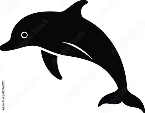 single dolphin silhouette