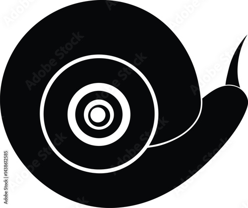 single snail shell spiral