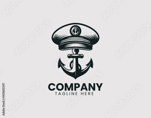 Captain Hat Vector Logo