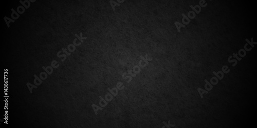 Dark Black background texture, old vintage charcoal black backdrop wall grunge design. Abstract black wall surface, black stucco texture. Black gray satin dark texture luxurious background.
