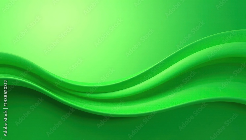 Abstract green wave of circles, flowing motion, green, texture Abstract green wave of circles, flowing motion, green, texture