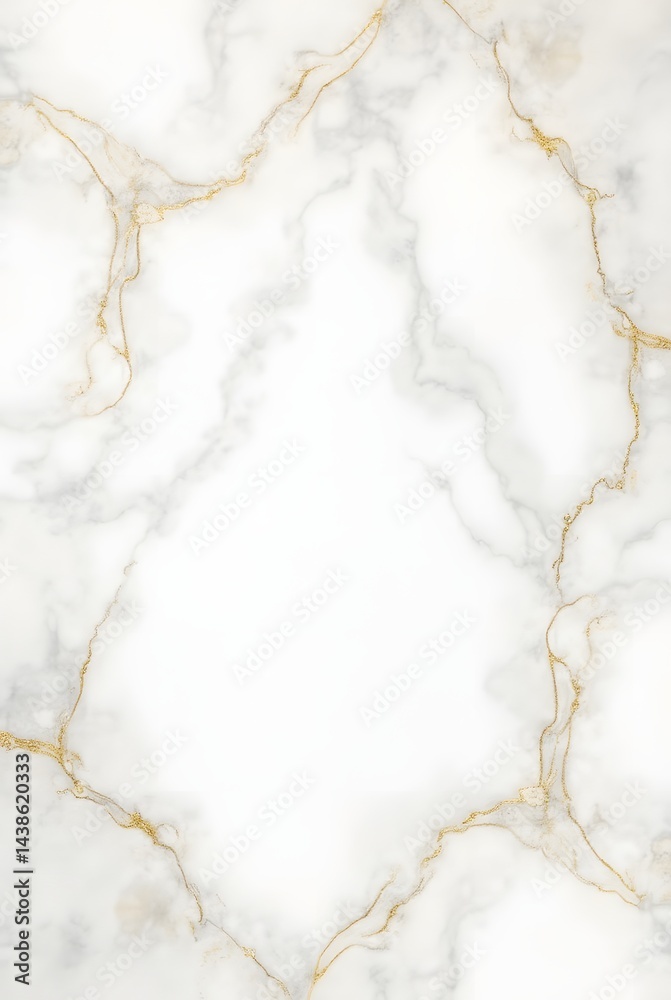 Fototapeta premium elegant background features a white marble texture with subtle gold sparkles