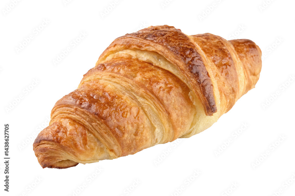 croissant isolated on white background croissant isolated on white background