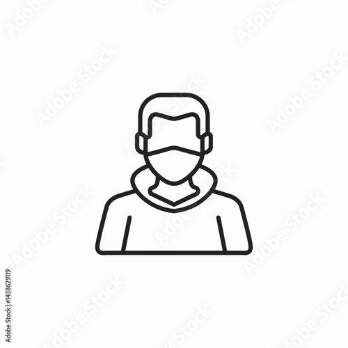 anonymous user icon sign vector