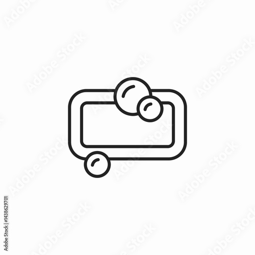 blood pressure cuff icon sign vector
