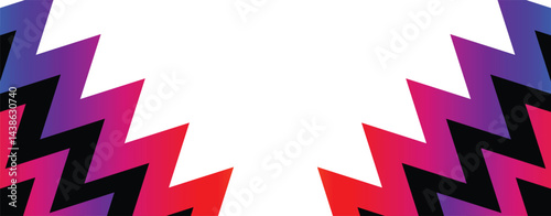 Abstract background with sharp gradient and zigzag pattern and with some copy space area	