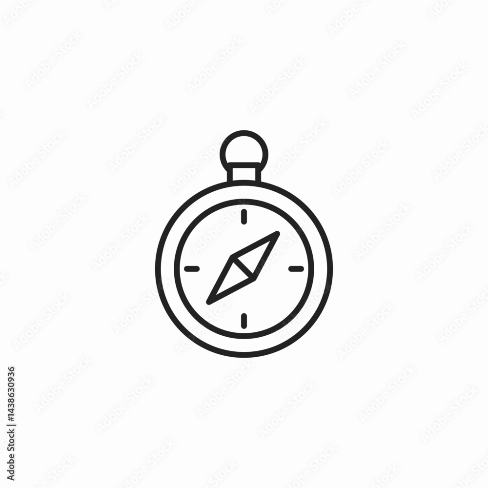 classic compass icon sign vector classic compass icon sign vector