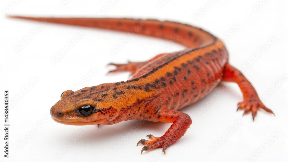 Obraz premium gecko on white background