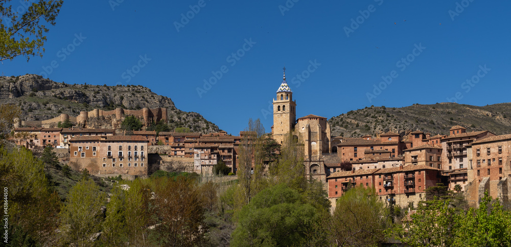 Fototapeta premium Photograph of the village of Albarracín in Teruel, Aragon, Spain