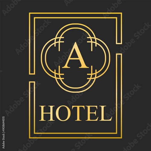 Elegant Luxury Hotel Logo Design