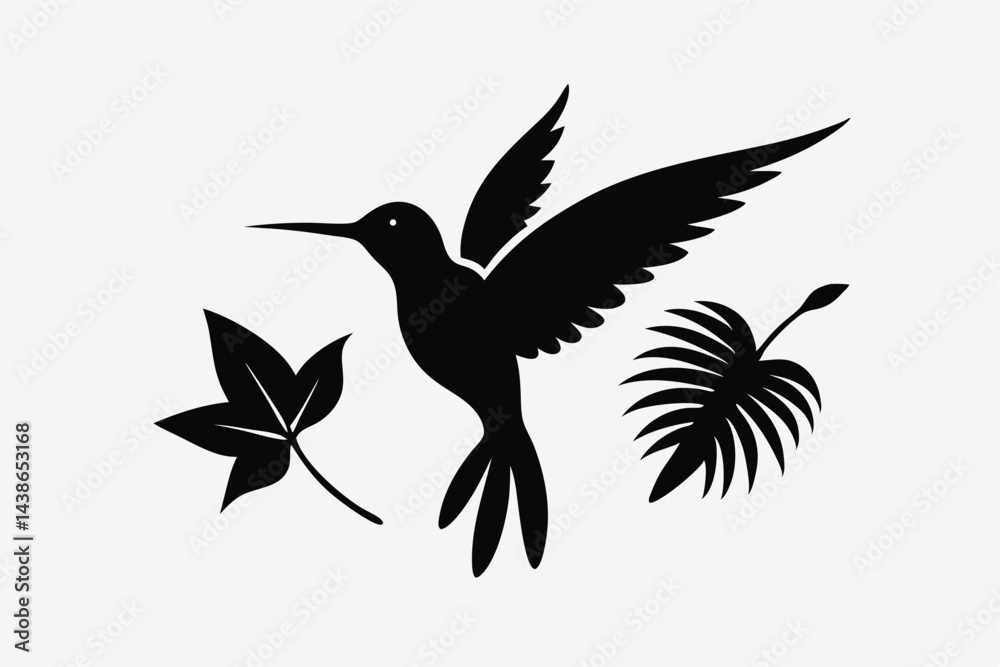 Fototapeta premium vector illustration of a bird