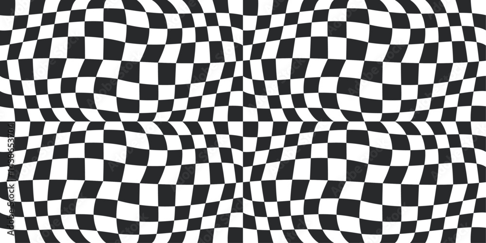 Fototapeta premium The squares are arranged in a repeating grid, creating a dynamic and visually engaging design.