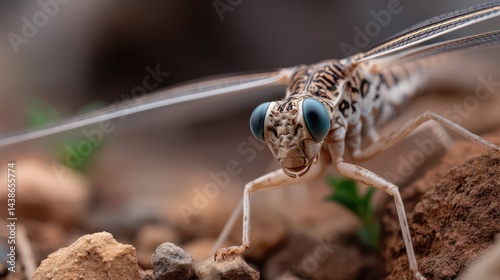 Close-up of a small insect photo